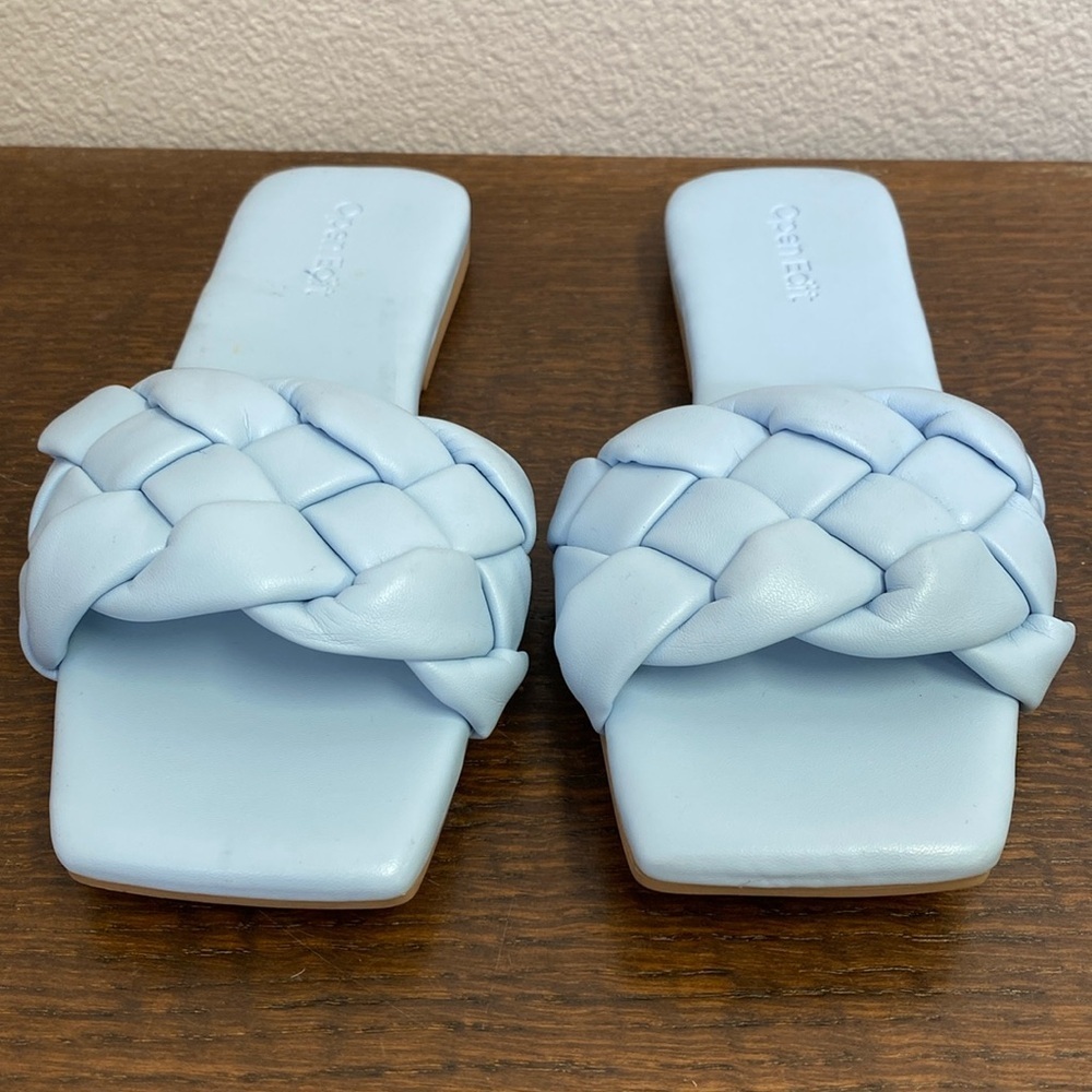 Open Edit Lucca Slide Sandal NWOT Size 4